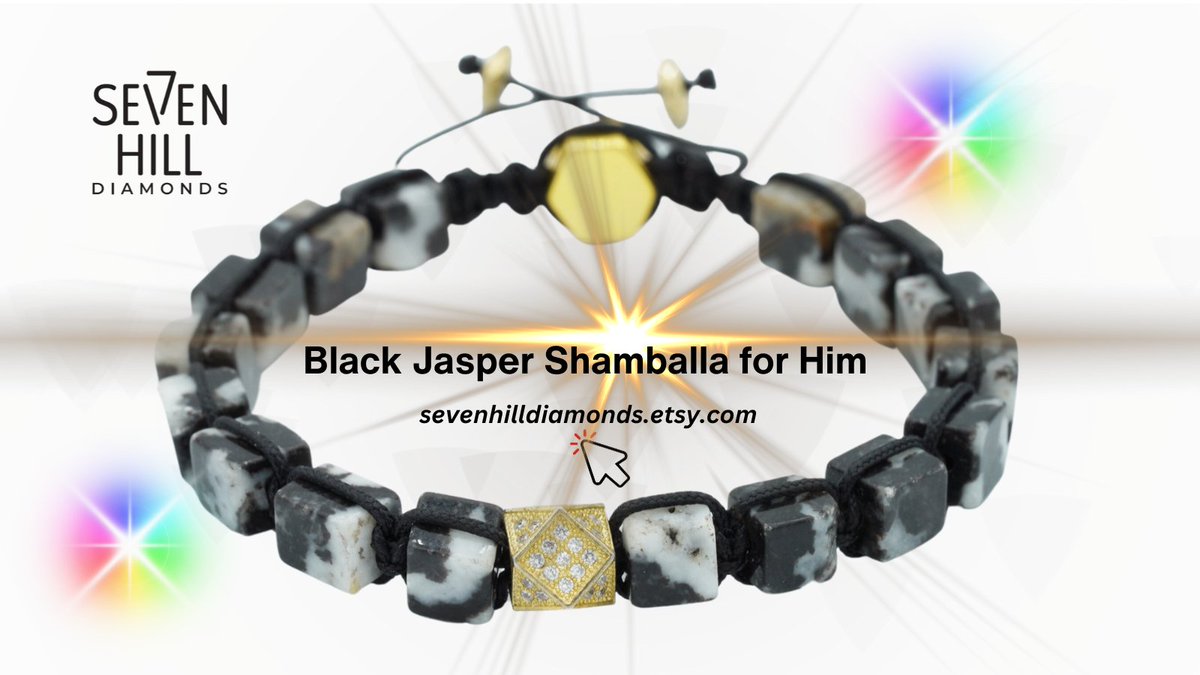 Stylish Black Jasper Shamballa Bracelet for Strong Men - Handcrafted for a Bold and Confident Look💪
🔁 Item link👉 sevenhilldiamonds.etsy.com/listing/148286…
🔔See more amazing products in our Etsy Shop ➡️ sevenhilldiamonds.etsy.com 
#jasperbracelet
#genuinebracelet
#shamballabracelet
#bohobracelet