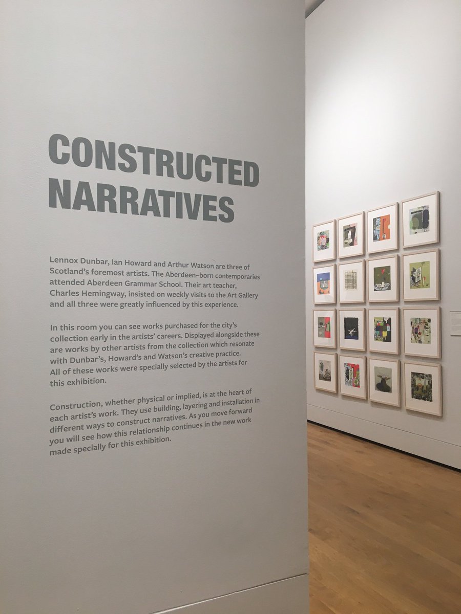 GHATArt's tweet photo. Last week the Collections team attended the opening of ‘Constructed Narratives’, an exhibition of work from #LennoxDunbar, #IanHoward and #ArthurWatson @AbdnArtMuseums.
GHAT has loaned a selection of prints by Dunbar. The show is open until the end of January!
#ghatcollection https://t.co/0hqIVgEttP