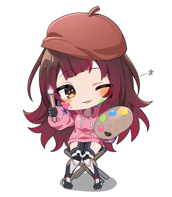 #ロボ子Art  ちびロボ子さん