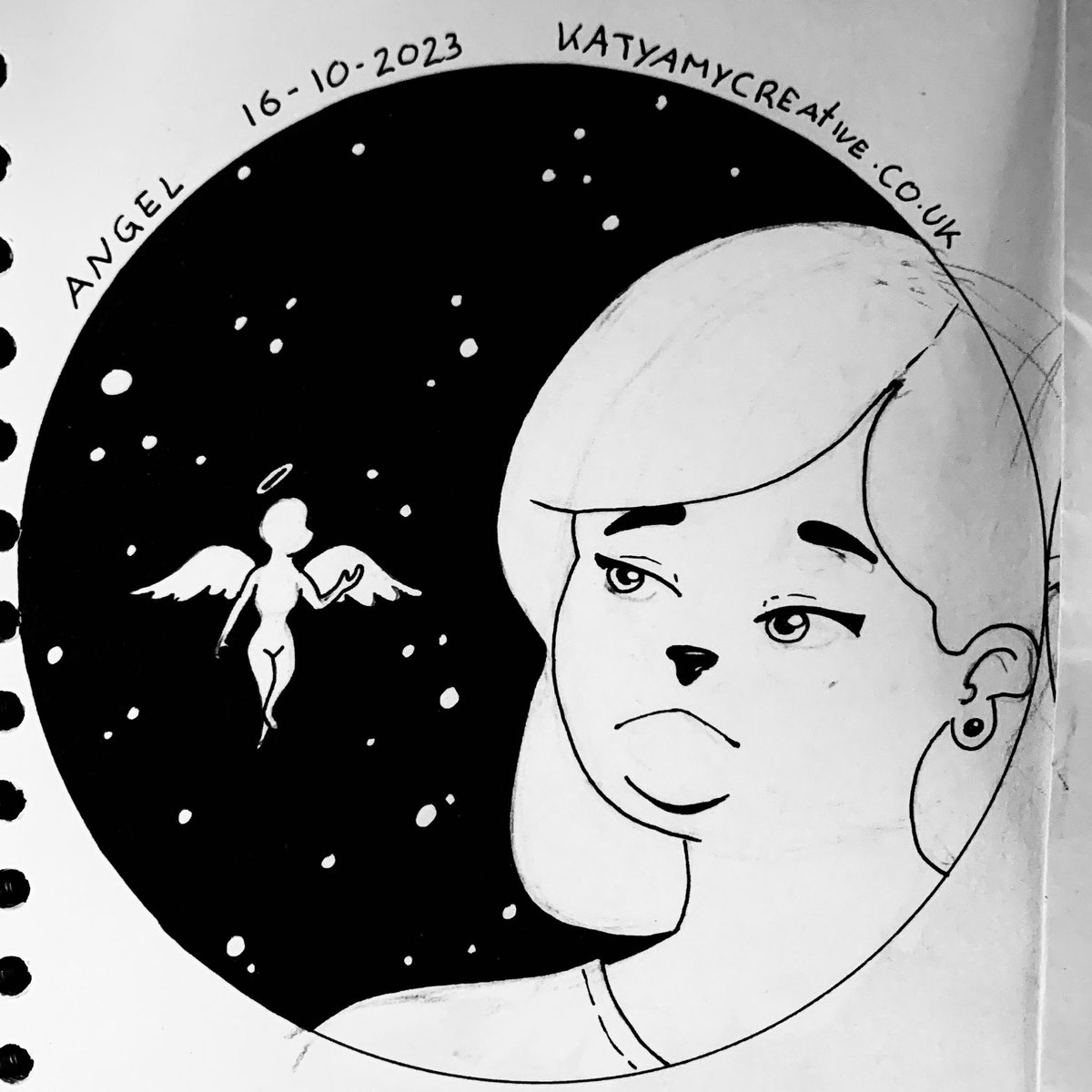 KatyAmyCreative's tweet photo. Day 13,14,15,16
The prompts feel like they’re getting more difficult as the month treks on, I’m not sure if this is due to brain fatigue or just chance. I’m looking forward to finishing but still not hating the process. Anyway, halfway! https://t.co/gr6nvAQLbW