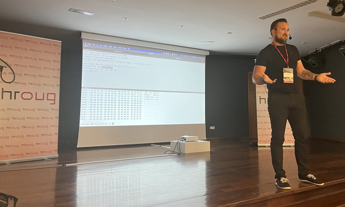 Scary stuff! <a href="/ora600pl/">Kamil Stawiarski</a> being evil and hacking a cloud <a href="/Hroug_Croatia/">HrOUG Hrvatska udruga Oracle korisnika</a>