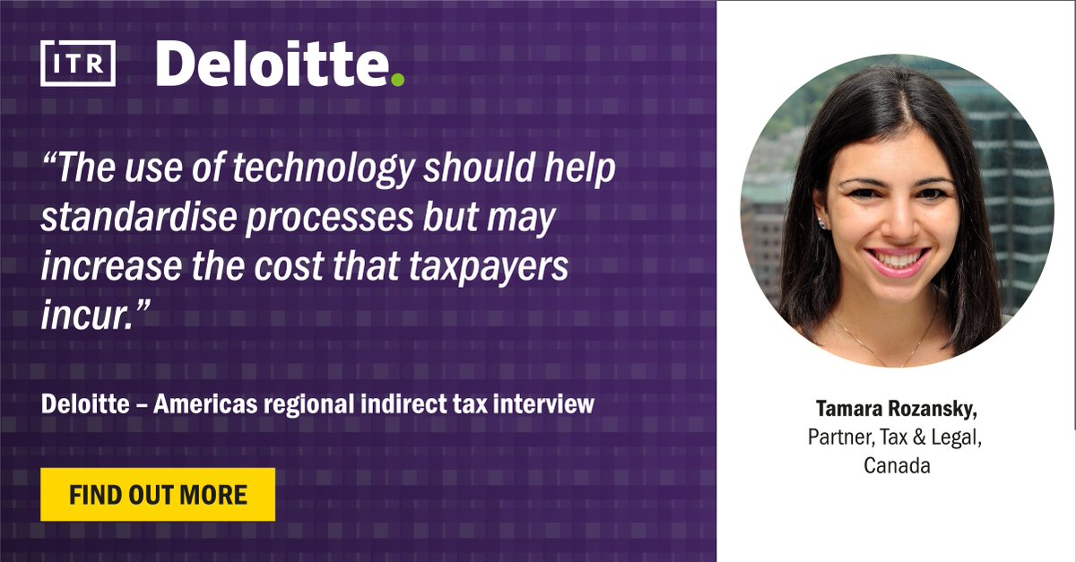 Interview with Tamara Rozansky, partner, Tax &amp; Legal, <a href="/Deloitte/">Deloitte</a> Canada spr.ly/6011upeL9