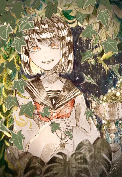 #ニコの絵画教室 

今日はころぽぽさんの作品です。世界観がある作品でしたので、さらに、それをみる人につたえるためには?を、意識して手をいれさせていただきました。ニコが描く時にかんがえていることにも触れてくださったので、作品をあげて解説しました。ご参加いただきありがとうございました! 