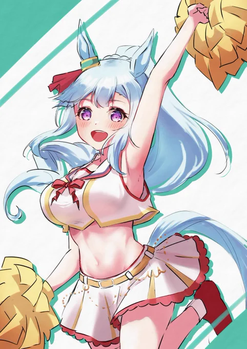 「がんばれがんばれ」  明日がんばってお姉様引くからアルダンさん応援してくれ… #ウマ娘