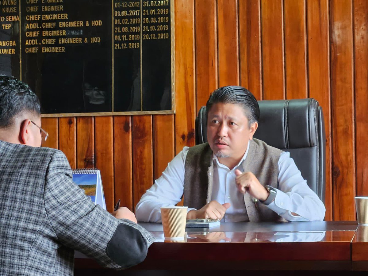jacob_zhimomi's tweet photo. Had a meeting with chief engineer @nagalandphed and secretary PHE today at the directorate . Discussed on matters related to #JJM #SBM in the state.
#HargharJal
@narendramodi https://t.co/fkTRtlajs5