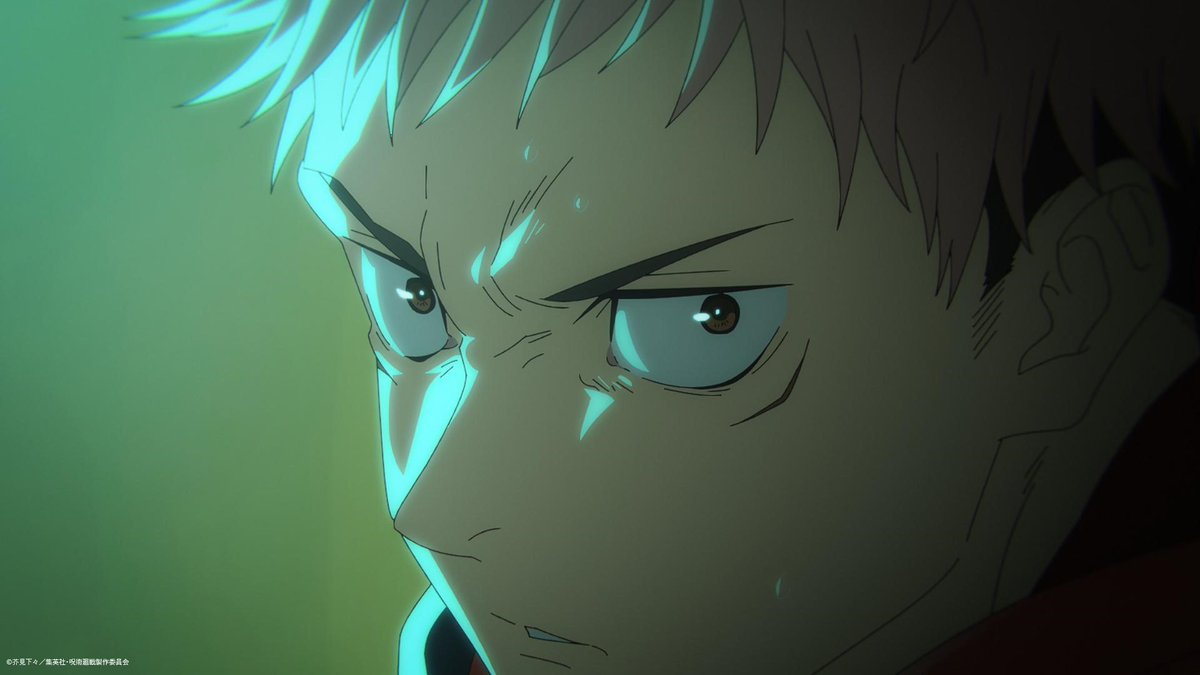 animejujutsu's tweet photo. ／
TVアニメ『#呪術廻戦 』
第2期「#渋谷事変」
あらすじ&amp;先行カット公開!!
＼

第37話 (第2期 第13話)
「赫鱗」

明日10/19(木)23:56より
MBS/TBS系列全国28局にて放送!!

▼あらすじはこちら
https://t.co/vqw4ZhJfBB

#呪術2期 #JujutsuKaisen https://t.co/mCuTZ5TZSr