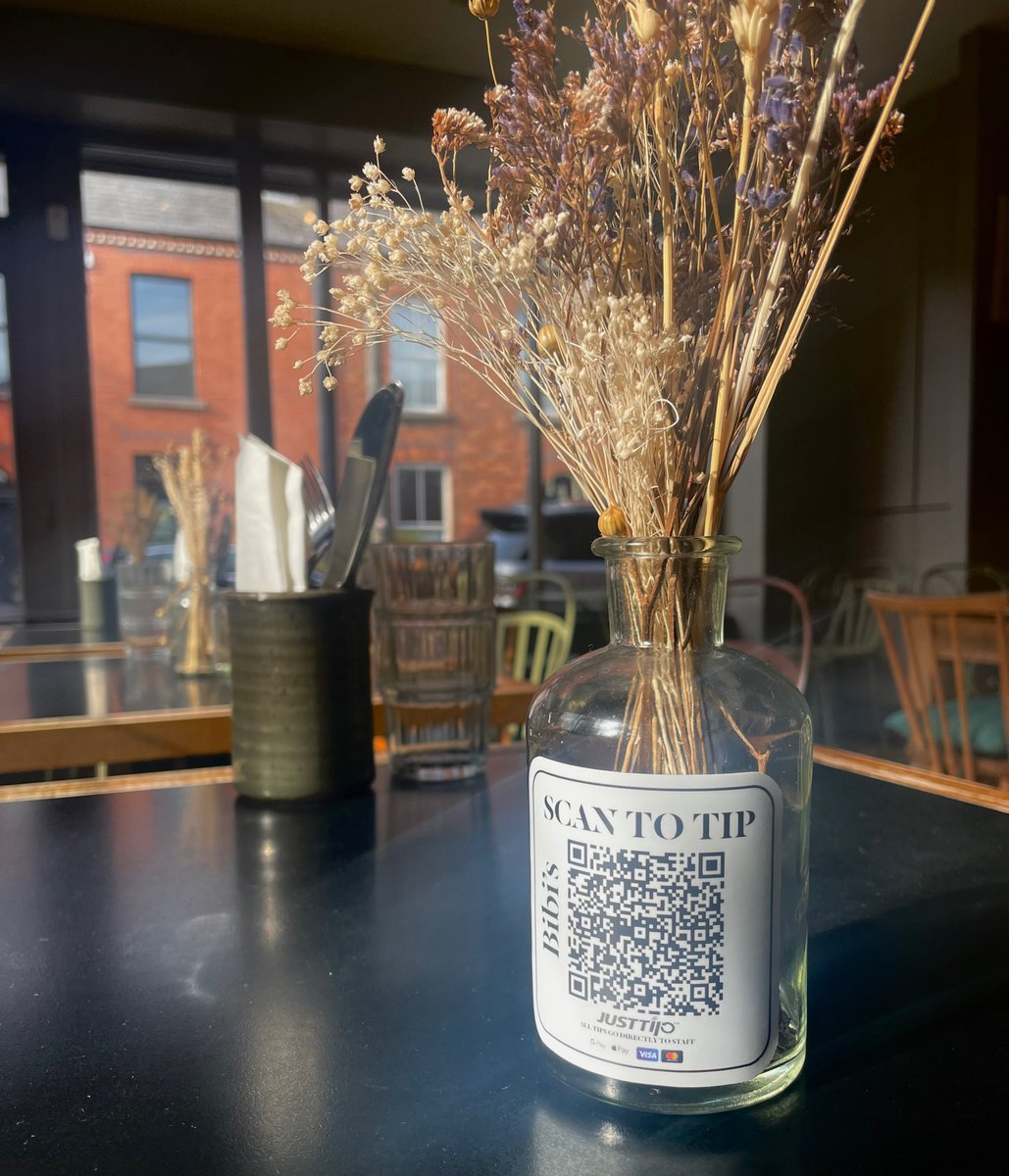 Looking for a more flexible tipping solution? QR codes might be for you, they allow your customers to leave a tip of any amount they choose and all they need is their smart phone! 
#startup #hospitalityindustry #dublineats #eatindublin #brunchindublin #irishfood