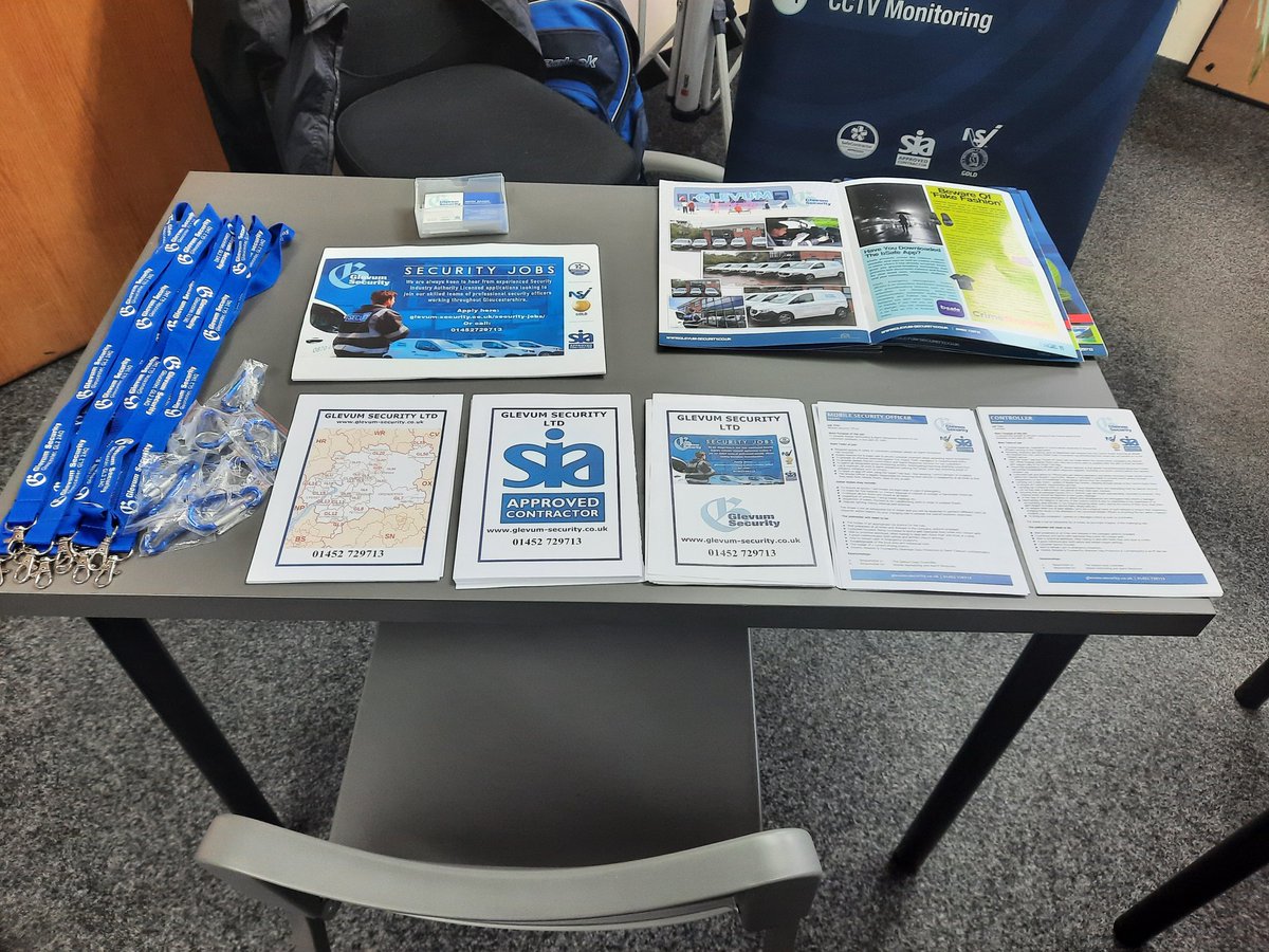 We are Here waiting to meet #stroud #Security #jobseekers <a href="/GlevumSecurity/">Glevum Security</a>