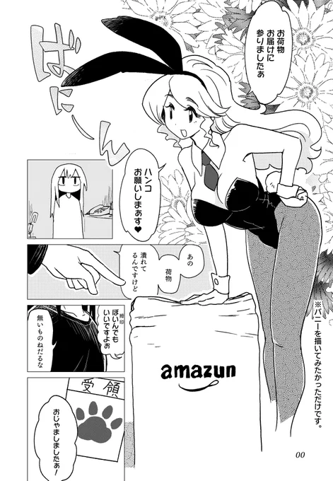 宅配のお姉さん。 