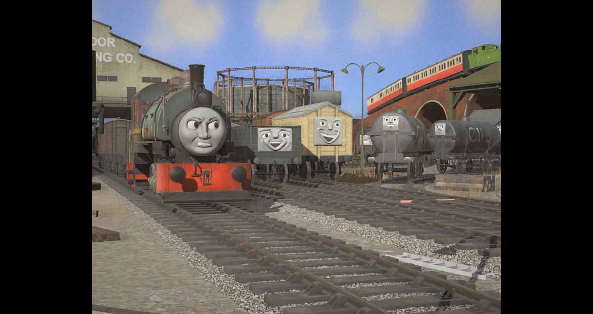 "What's with all the domes? You've got more humps than a camel!"

Today marks the 10 year anniversary of his introduction into the series so what more perfect day is there to finally reveal my latest project, TVS styled Porter the Dockside Engine!

Headcanon for him below! ↓