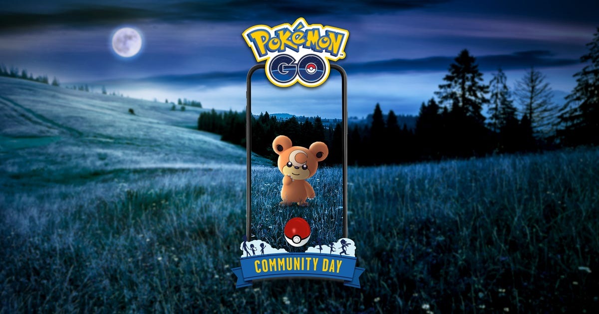 IncarnateSam's tweet photo. Pokemon Go November 2022 Community Day: Ursaluna, Shiny Teddiursa, and Bonuses - CNET #gaming #videogames #スマホゲーム #ポケモンGO #ポケカ #LetsPokemonUNITE #PokemonWorlds? #ScarletViolet  
Original: 30SecondTech https://t.co/RUkCFhDlKO