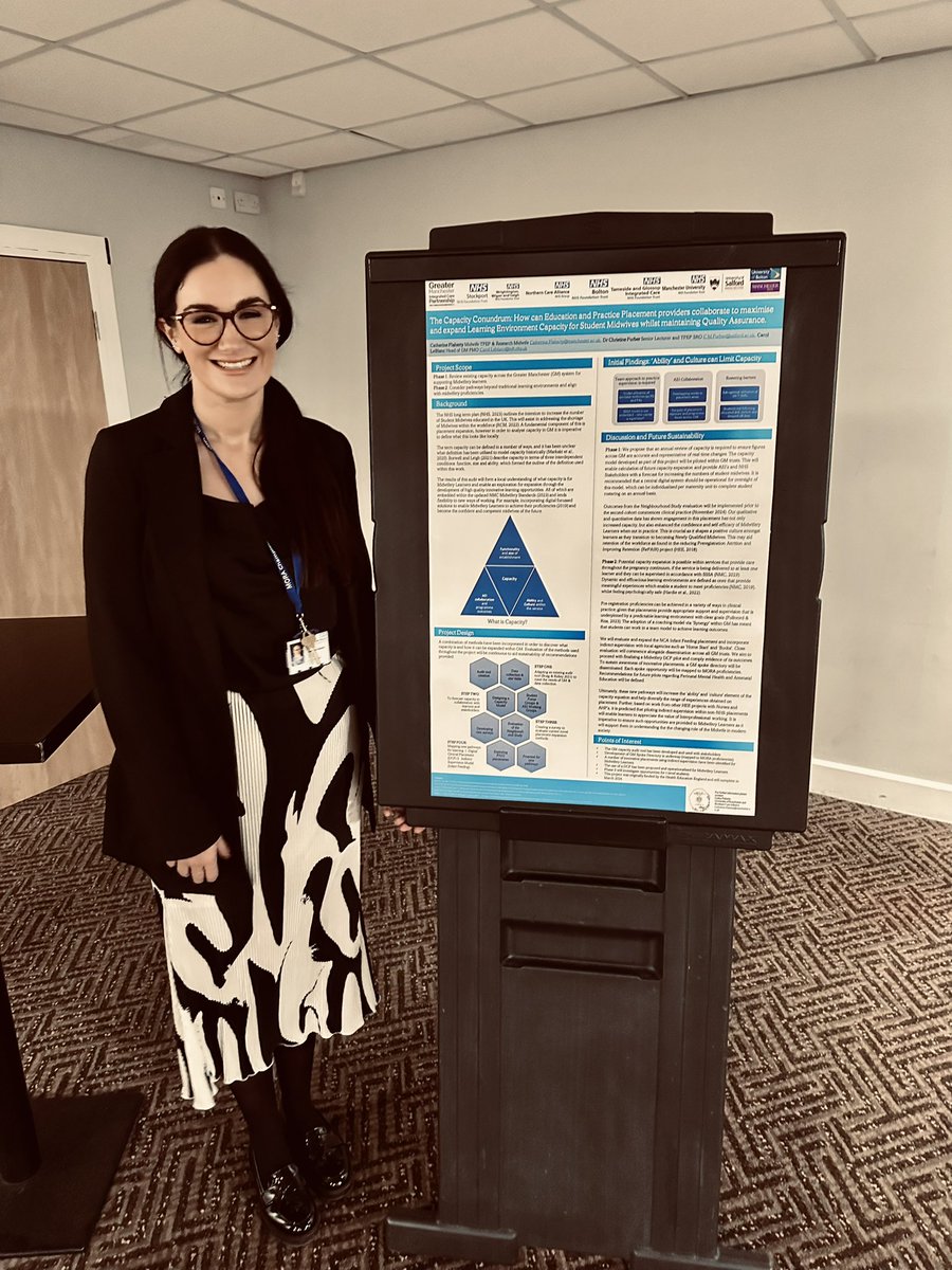 Midwifery TPEP project update at the Regional Enhancing Practice Learning  Event #capacity #innovativeplacements #digitalclinicalplacement #infantfeeding #NWEPLsymposium