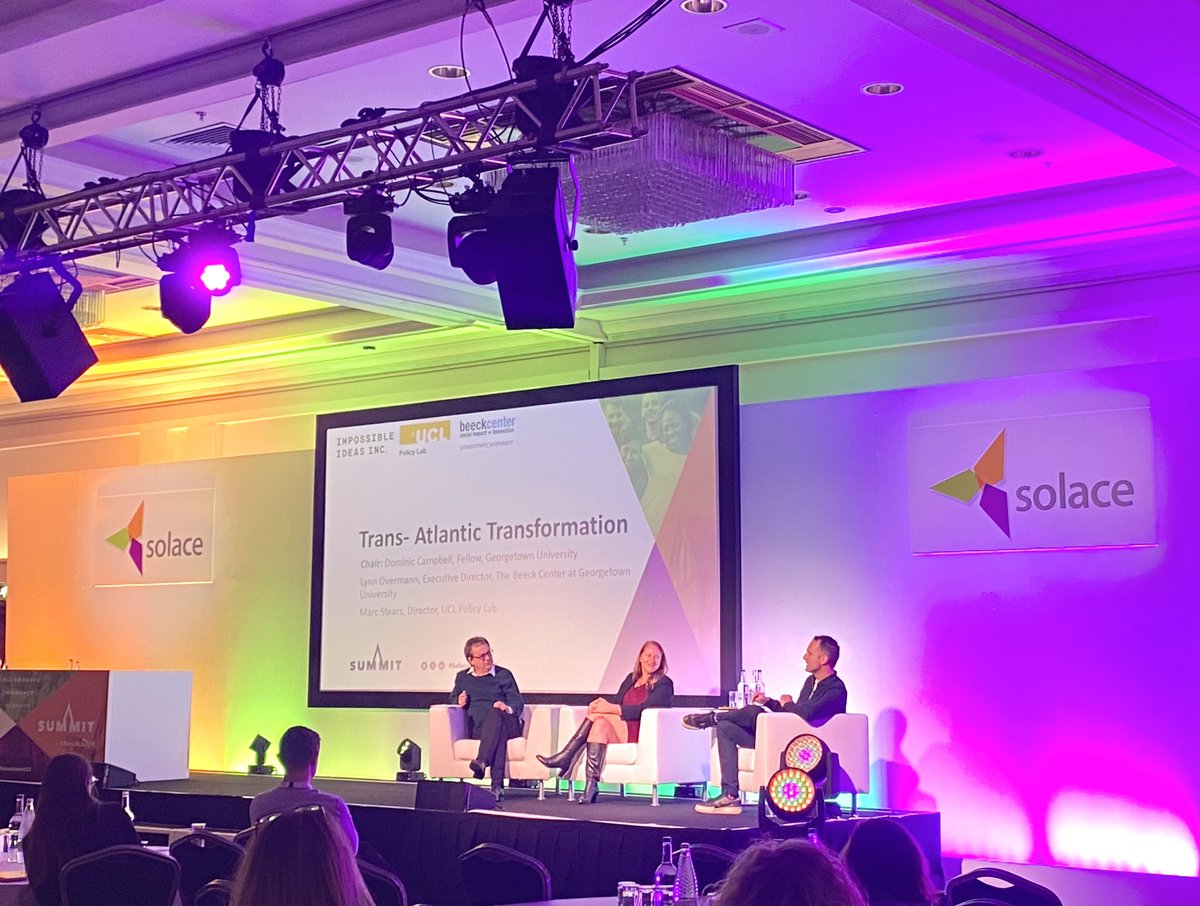 Brilliant listening to <a href="/dominiccampbell/">Dominic Campbell</a> speaking alongside <a href="/LynnOvermann/">Lynn Overmann</a> and <a href="/mds49/">Marc Stears</a> at #SolaceSummit23