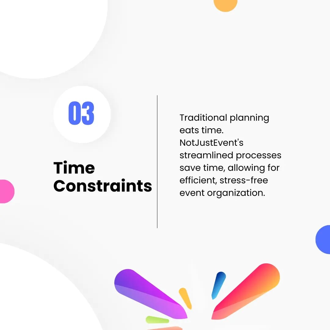 NotJustEventHQ's tweet image. Join us at NotJustEventHQ, where innovation meets event management and let's redefine event planning together!
 #EventInnovation #NotJustEvent #InnovativeExperiences