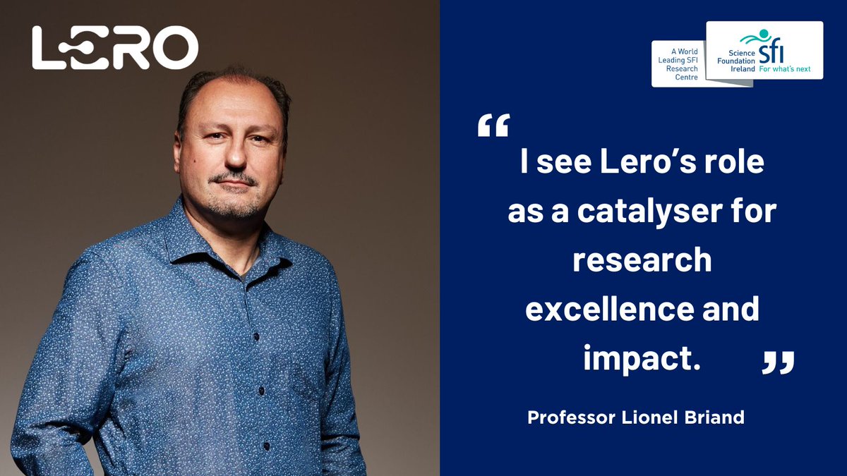 Renowned Canadian academic, Prof. <a href="/lionel_c_briand/">Lionel Briand</a>, has been appointed to lead Lero, the @ScienceIrel #Research Centre for #Software, hosted by <a href="/UL/">University Of Limerick</a>. 

#SoftwareForABetterWorld

Read more ➡️lero.ie/news-and-event…