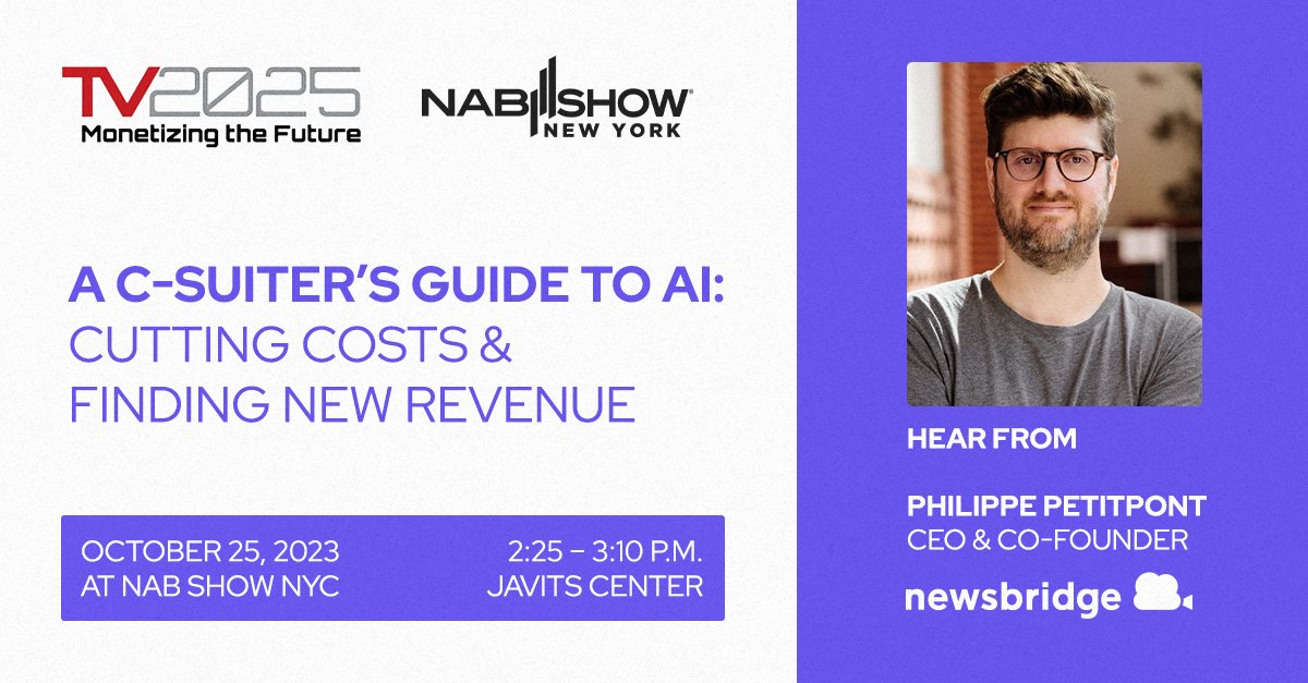 Delving into #GenAI at <a href="/NABShow/">NAB Show</a> NY! Eager to explore AI's transformative influence on media with a panel of industry experts. The future awaits!