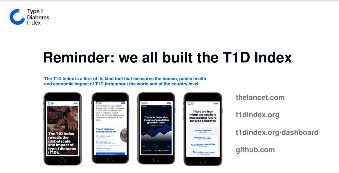 tinodzikiti's tweet image. Joint Symposium ISPAD-JDRF: Global Pediatric Diabetes Development: What Can ISPAD Members Do?
♧ Research works but not everyone benefits;
♧ Existing tech alone could see 6M more T1Ds living in 2040;
♧ There is a strong pipeline of good ideas

 @ispad_org @dedocORG #ISPAD2023
