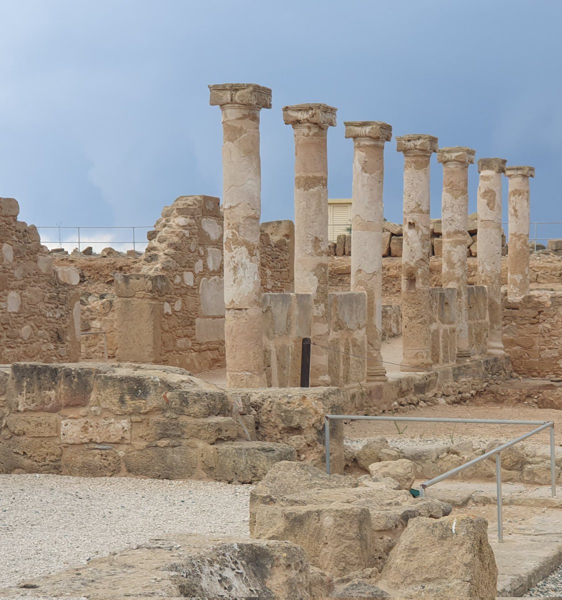 DougallM's tweet photo. Good fun in Cyprus: Nea Paphos and the Tombs of the Kings - hot but well worth the visit! https://t.co/YajfqPJbXa