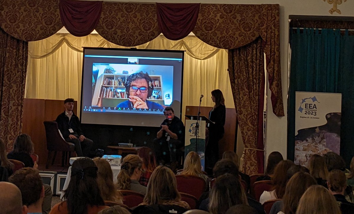 Interesting first focal discussion facilitated by <a href="/angelshark2014/">Angel Shark Project</a> #EvaMeyers on spatial management of sharks:
It covered global analyses to compare threats by <a href="/NickDulvy/">Nicholas Dulvy</a> ; regional initiatives as part of <a href="/SharkRayAreas/">Important Shark and Ray Areas - ISRAs</a> ; and local MPA development by <a href="/JAThorburn/">James Thorburn</a> #EEA2023