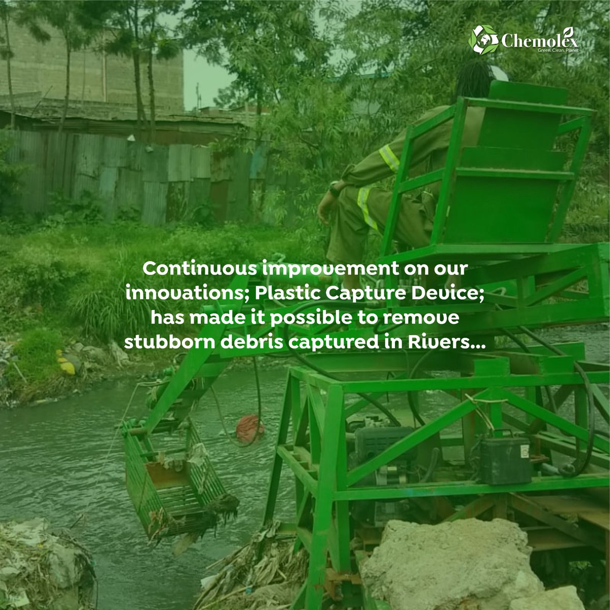The last 3 years of working on our rivers has been one continuous learning curve.

We started with a boom erected across the River to our hydraulic plastic capture device.

Our commitment towards marine life protection remains our driving force...

#innovation #plastic #pollution