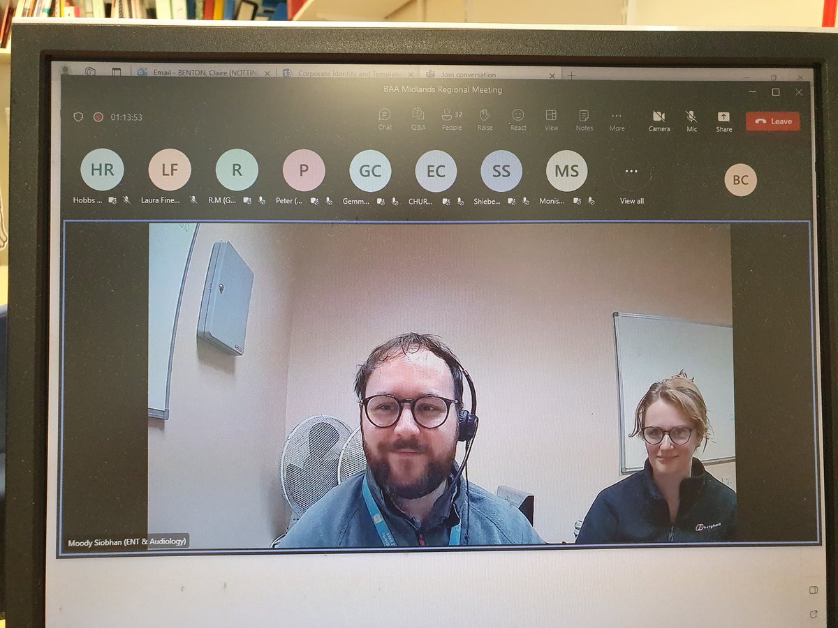 NUHAudiology (@nuhaudiology) on Twitter photo This morning Siobhan and Andrew present their first Midlands Regional meeting for <a href="/BAAudiology/">British Academy of Audiology</a>
Including a really useful talk from Siobhan on useful phone apps for our patients This morning Siobhan and Andrew present their first Midlands Regional meeting for <a href="/BAAudiology/">British Academy of Audiology</a>
Including a really useful talk from Siobhan on useful phone apps for our patients