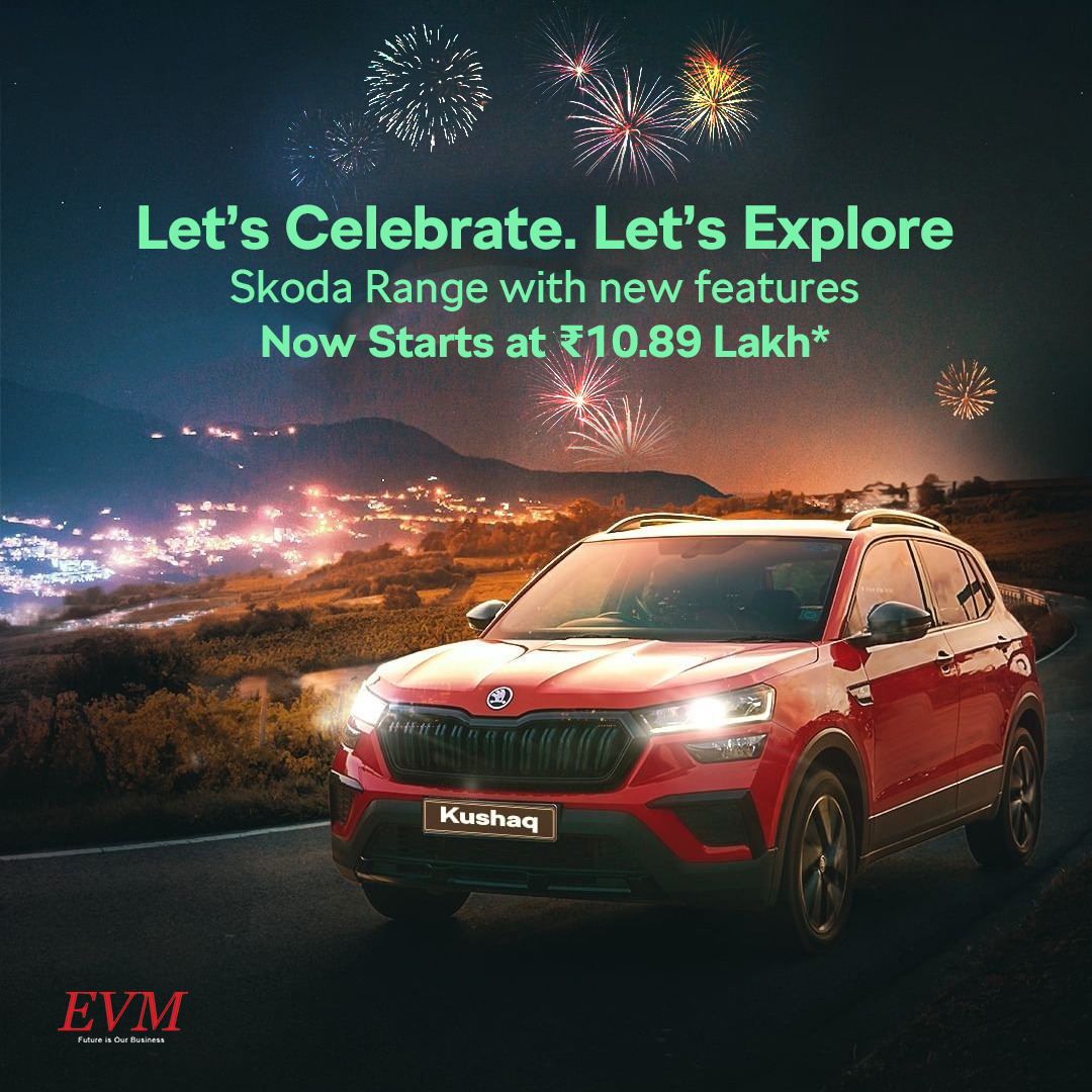 SkodaEvm's tweet photo. Steering your way back home this festive season in Kushaq.

#SkodaKushaq #SafestFamilyCar #LetsCelebrateLetsExplore https://t.co/sqGkxzEAyU