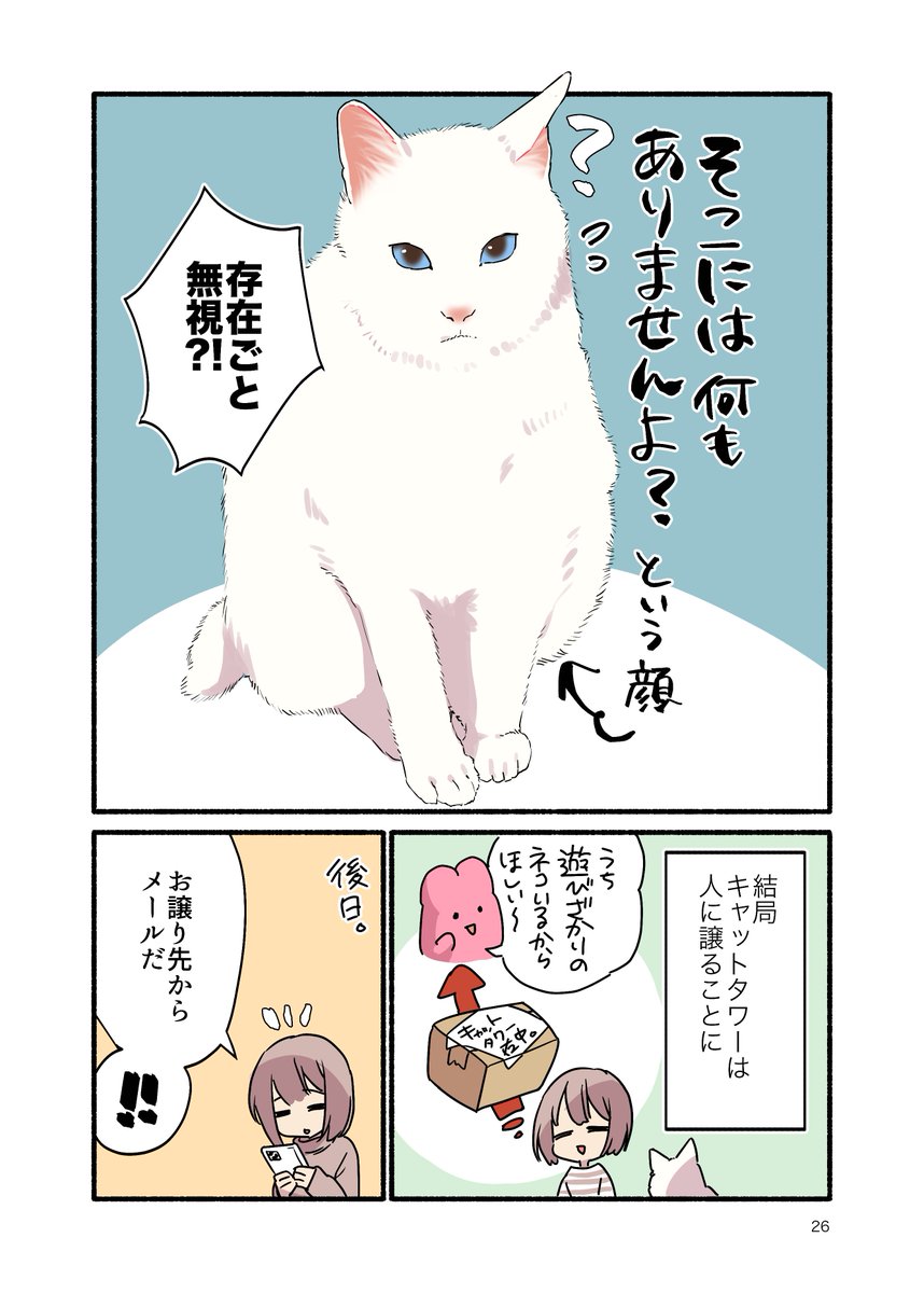 飼い猫が使ってくれなかったキャットタワーの末路(2/2) #漫画が読めるハッシュタグ