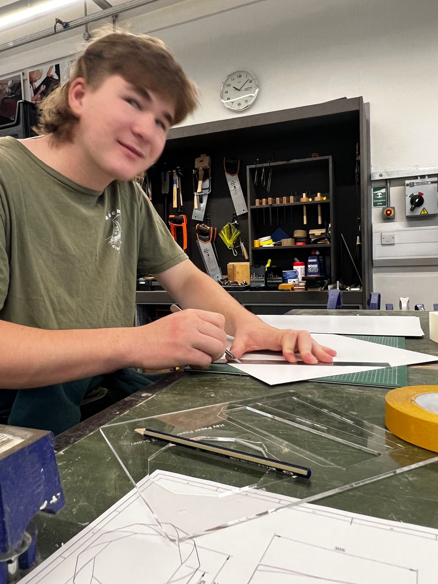 AmpCollSTEM's tweet photo. @AmpleforthColl Design and Technology A-level students concentrating hard at Northumbria University Design for Industry modelling workshop. https://t.co/7xvCdaH14w