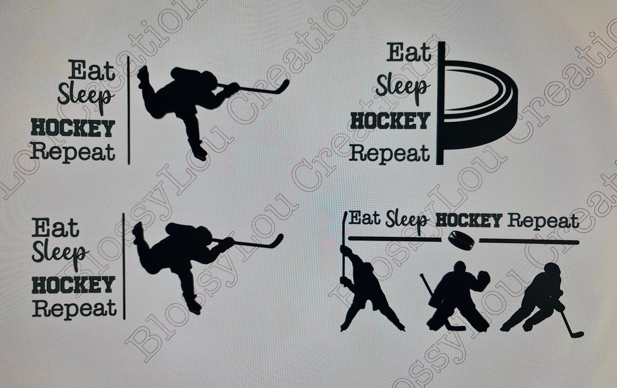 Au55iechiq's tweet image. Getting to enjoy some design time for a tshirt order. 

Which one is your favourite? 

#BlossyLouCreations #hockey #eatsleeprepeat #personalised