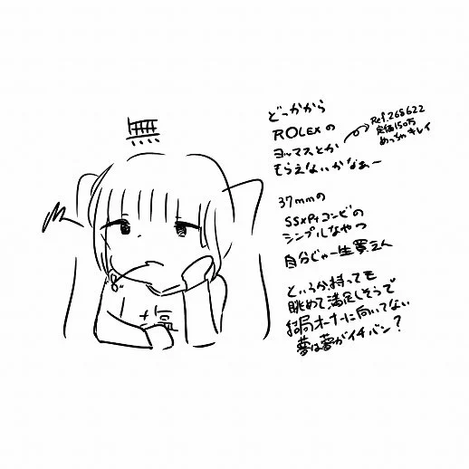 そもそもロの字時計自体、昔見せてもらったオイパぺ以外しっかりと見れたことがない。  百貨店で飾られてはいるけれども