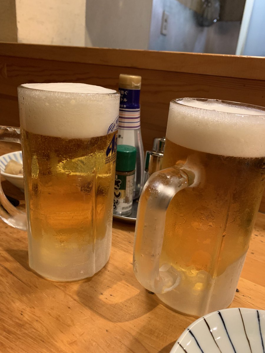 peace3182's tweet photo. お久しぶりにお外でかんぱーい🍺
お疲れ様です😊 https://t.co/Y49FpwSxgN