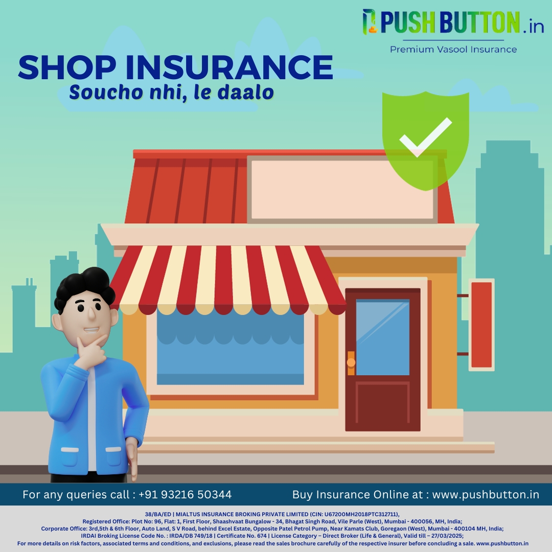 Pushbutton_ins's tweet image. Your shop is more than just a business; it's your dream brought to life. Protect it with our comprehensive shop insurance. 
Get a free quote today and safeguard your future. 💼🛡️
For more information Call+91 93216 50344

#shopinsurance #SecureYourDreams #dukaan #SME #Pushbutton