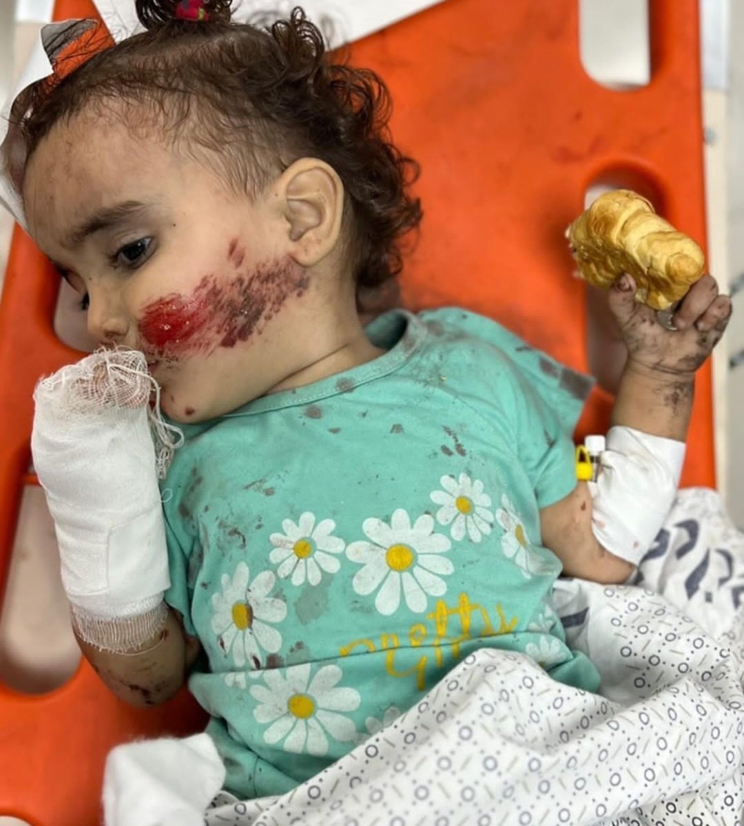 لأجلك يا صغيرتي ... والله سنسحقهم.
#مجزرة_مستشفى_المعمداني
#غزة_تُباد
#طوفان_الأقصى