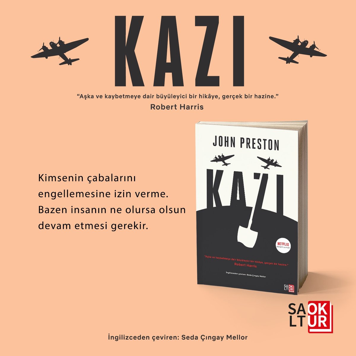 Kimsenin çabalarını engellemesine izin verme. Bazen insanın ne olursa olsun devam etmesi gerekir. #SaltOkur

kitapyurdu.com/kitap/kazi/585…