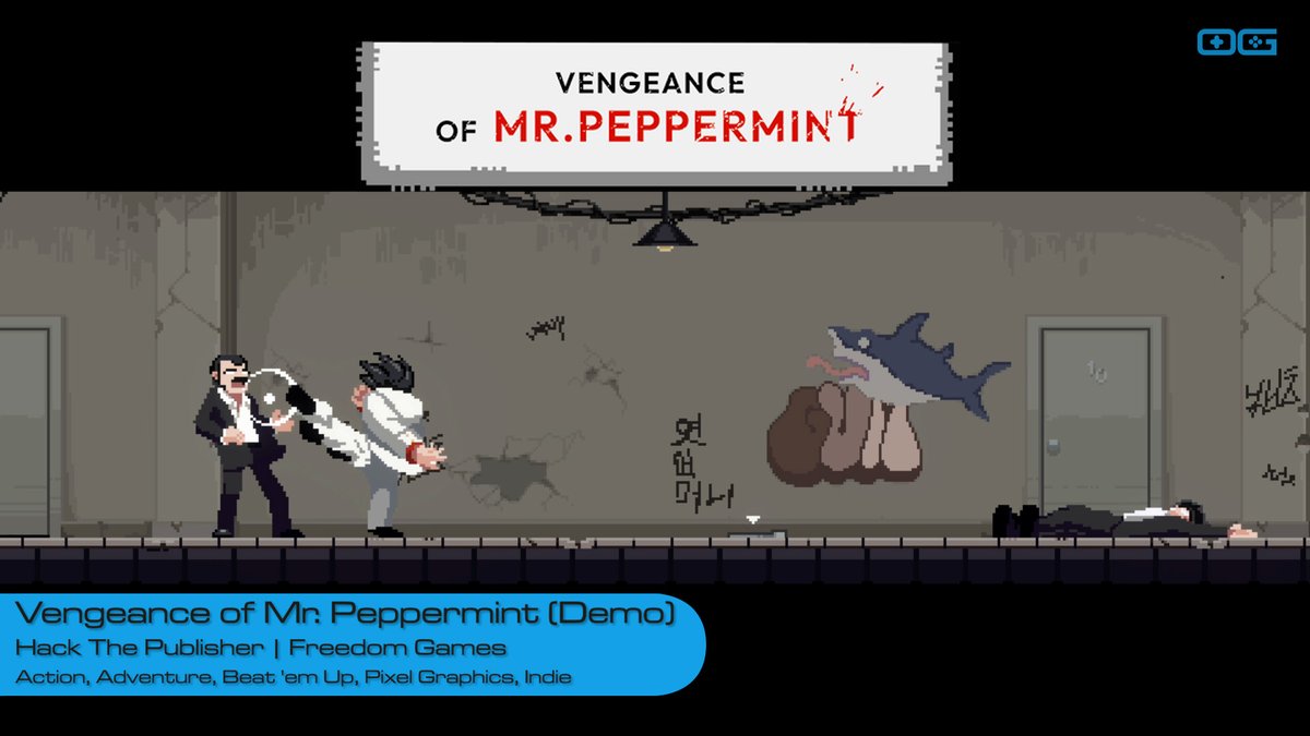 overage-gaming on X: OG plays Vengeance of Mr. Peppermint (Demo)!   Like & Sub! @HackPublisher @freedomgamesgg #VOMP  #beatemup #gore #violent #pixelart #IndieGameTrends #IndieWatch #IndieDev  #GameDev #IndieGameDev #IndieGame