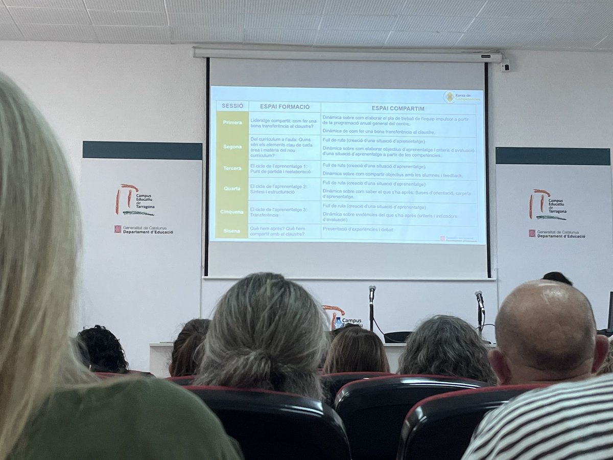EPortalada's tweet photo. ✨🚀Comencem un nou curs amb l’acompanyament i formació de la xarxa de competències bàsiques! Posant el focus en el nou currículum,una oportunitat per a la reflexió pedagògica 💪
 @xarxaCb @crptgna #XdC12 https://t.co/EpAmHNpNXl