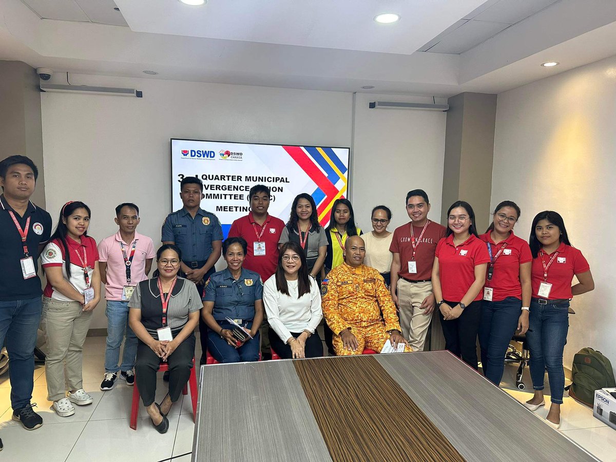 krizmuffin07's tweet photo. Successfully conducted MUNICIPAL CONVERGENCE ADVISORY COMMITTEE (MCAC) meeting today, October 17, 2023 at Engineering Board Room which was presided by the Municipal Mayor, Hon. Georgia D. Gokiangkee. 
#BawatBuhayMahalagaSaDSWD
#DSWDMayMalasakit https://t.co/mouDd9tT8B