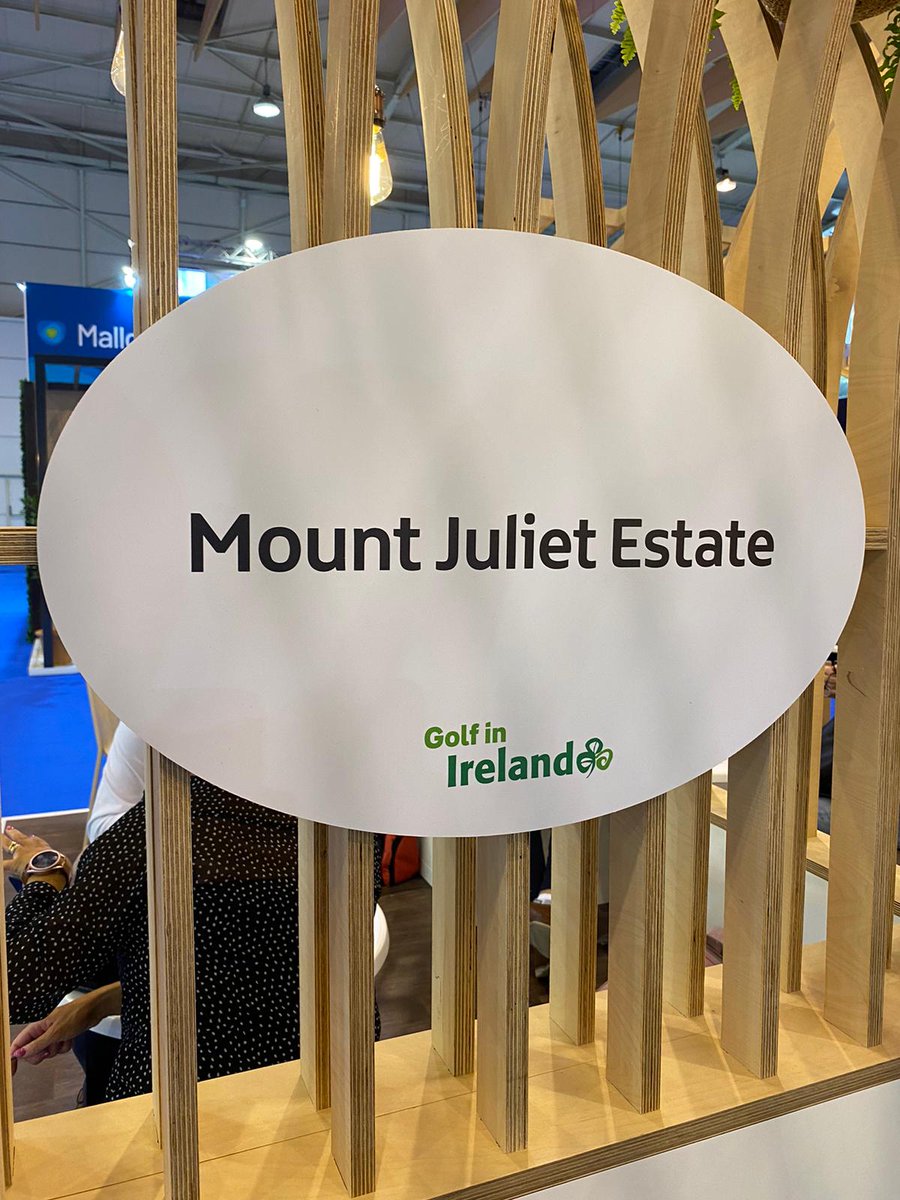 GolfMountJuliet's tweet photo. Pop by and see our Director of Golf @MattPGAPro at @IGTMarket on the Golf in Ireland stand representing all areas of what @mountjuliet has to offer to the travel markets worldwide #IGTM #GolfinIreland #MountJulietEstate #MountJulietGolf #Golf #Travel https://t.co/zNOVrT6UTo