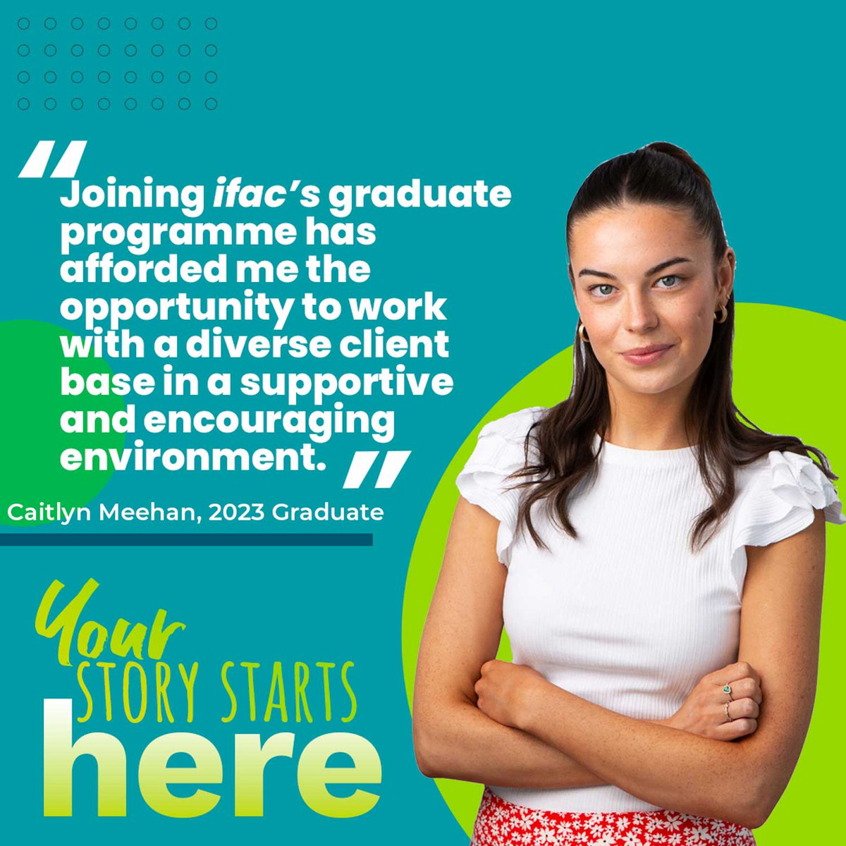 ifac_ireland's tweet image. Discover endless possibilities with our #GraduateTrainingProgramme 🚀 Build a future that fills you with pride!

Caitlin Meehan is a #TraineeAccountant in our Trim office! ⭐️

Your journey starts here 🌟 Find out more and apply today
 👉 eu1.hubs.ly/H05QgBY0