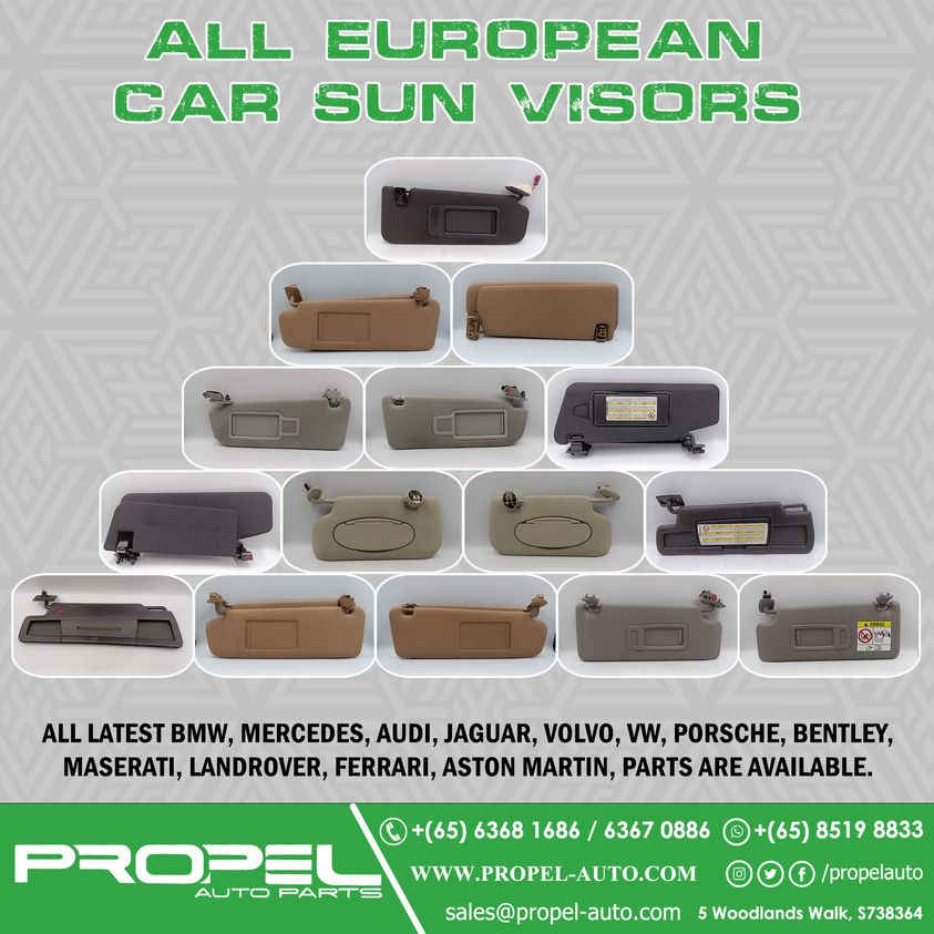 propelauto's tweet photo. All European Cars Sun Visors are available #forsale
Shop Genuine Spares for your car at #PropelAuto #SG
#Mercedes #BMW #Audi #Jaguar #Porsche #Ferrari #Lamborghini #Volvo #SunVisor #preownedcarsales #singaporespares #European #Luxurycars #Genuine #Original #Carparts #Autoparts https://t.co/5MAnUN9Si2
