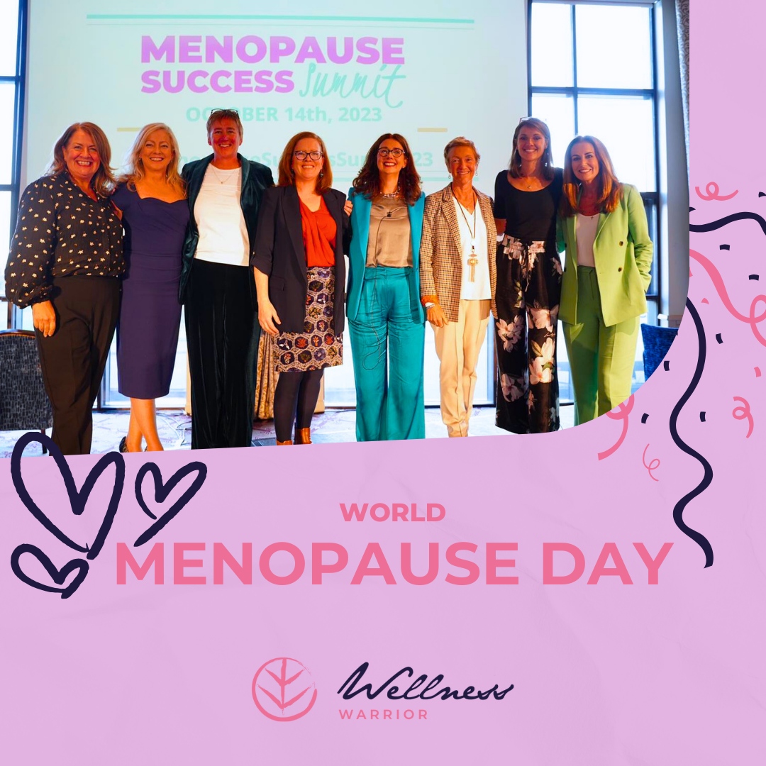 Happy World Menopause Day! A day to celebrate all us amazing women! #worldmenopauseday #womenshealth #hormonebalance #menopauseweightloss