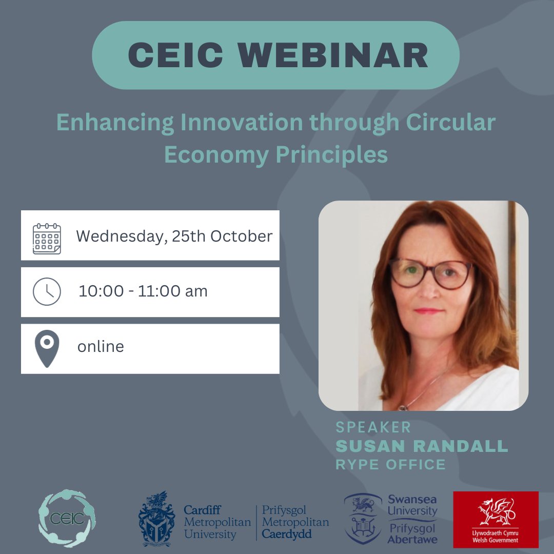 CEIC Wales (@ceicwales) on Twitter photo đź‘€ We have some exciting Insight Events coming up for our new program CEIN, including a Webinar from Susan Randall from <a href="/RypeOffice/">Rype Office</a>!
There are still spaces on the program so get involved!
For free tickets for these events, please visit this link: eventbrite.com/cc/ce-innovati… 👀 We have some exciting Insight Events coming up for our new program CEIN, including a Webinar from Susan Randall from <a href="/RypeOffice/">Rype Office</a>!
There are still spaces on the program so get involved!
For free tickets for these events, please visit this link: eventbrite.com/cc/ce-innovati…