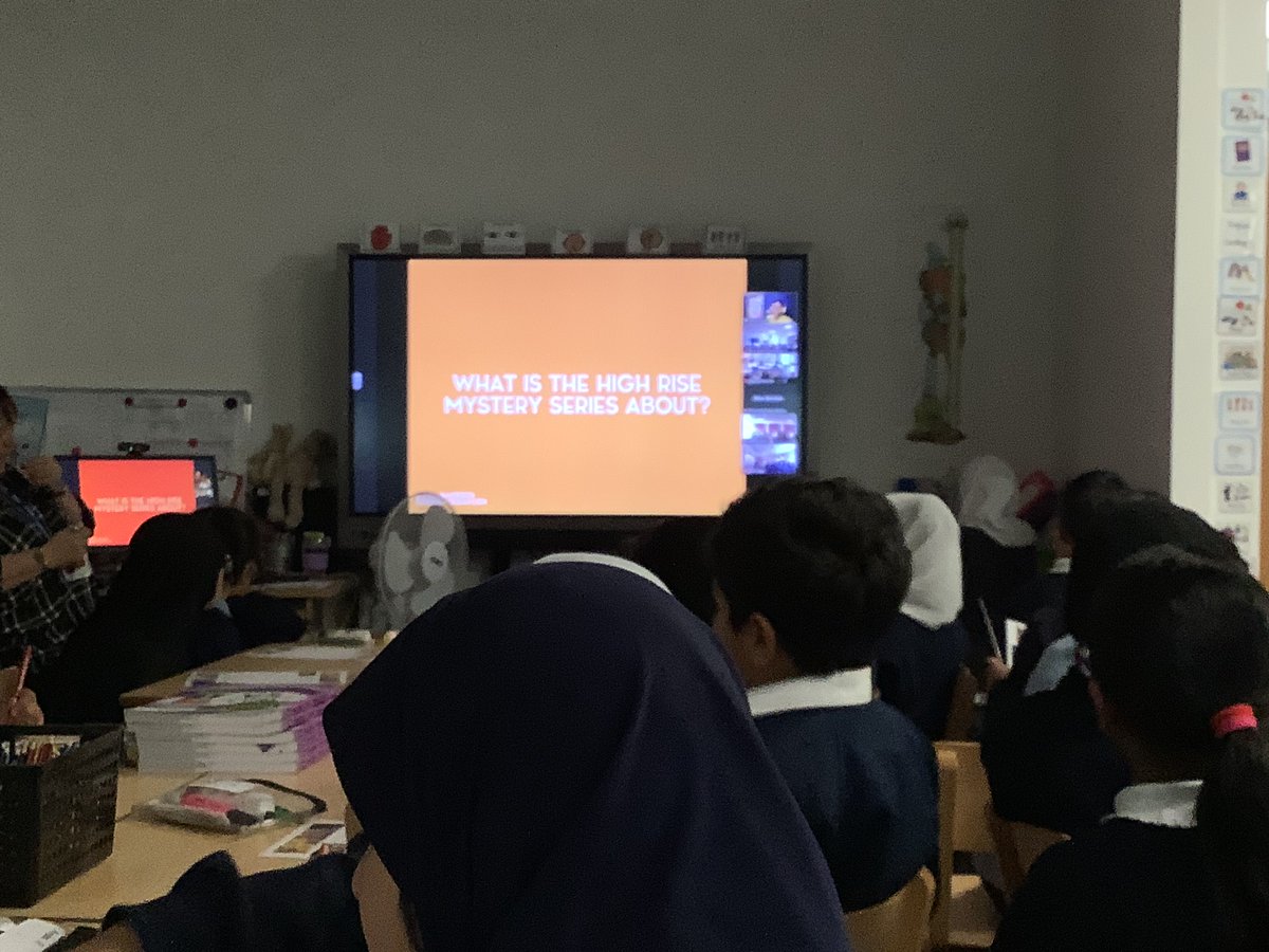 Primary_StJohns's tweet photo. Today, Year 5 had an amazing Zoom session with the author @sharnajackson, discussing mystery stories and the key features to include. Very inspiring, thank you. #SJCReader https://t.co/qbJZKSuYu9