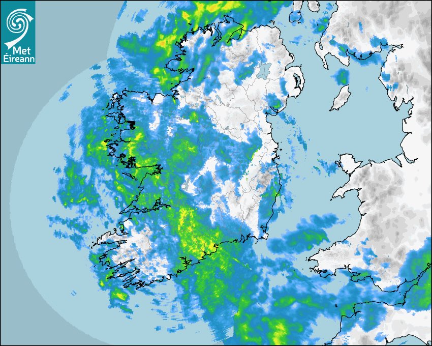 CarlowWeather's tweet photo. Some local weather stations in Cork have now recorded 115mm in 24 hours which is a months rain in one day and more heavy rain will continue into this evening before easing off.

Areas between Cork City and Waterford are expected to see the heaviest rainfall today with Youghal, Killeagh and Midtleton in for some of the worst of it.