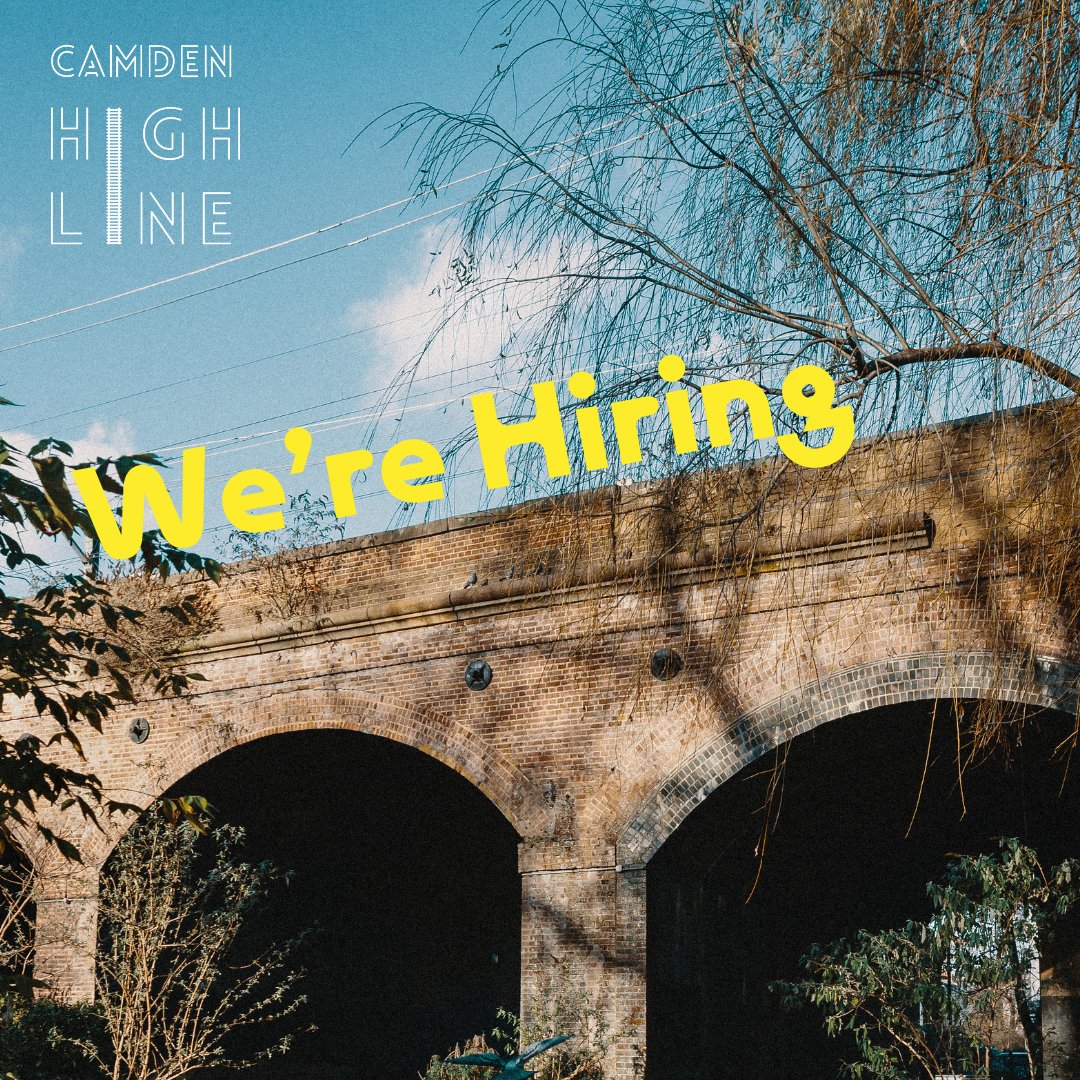 CamdenHighline's tweet photo. Join the team! We are hiring a Community Engagement Officer to join our small team at an important time in the Camden Highline's development. 
https://t.co/8X9dhWvieZ https://t.co/VOKgLu7Zrw