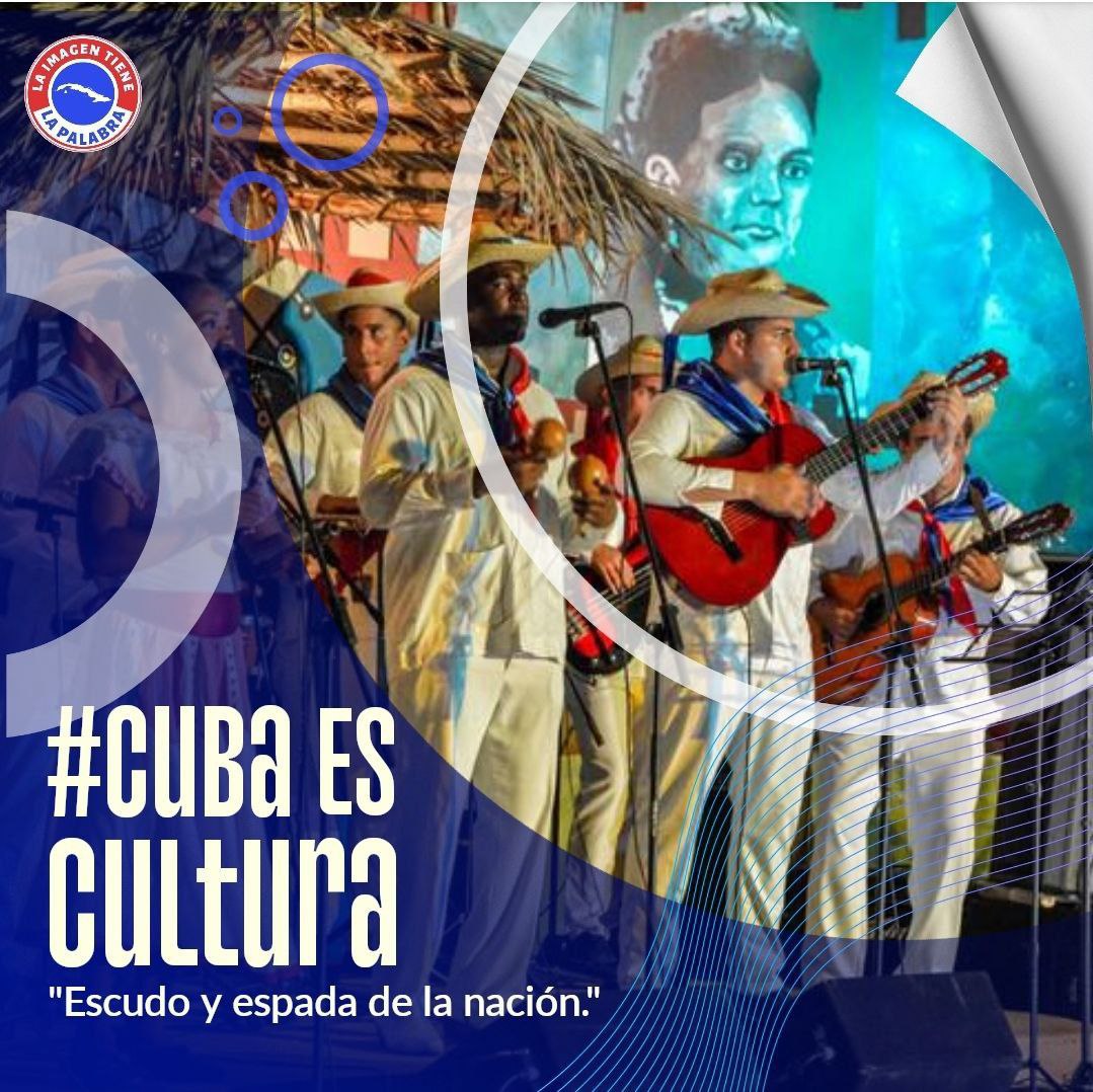 #FidelPorSiempre "(...) una de las metas y uno de los propósitos fundamentales de la Revolución es desarrollar el arte y la cultura, precisamente para que el arte y la cultura lleguen a ser un verdadero patrimonio del pueblo". #CubaEsCultura #Cuba