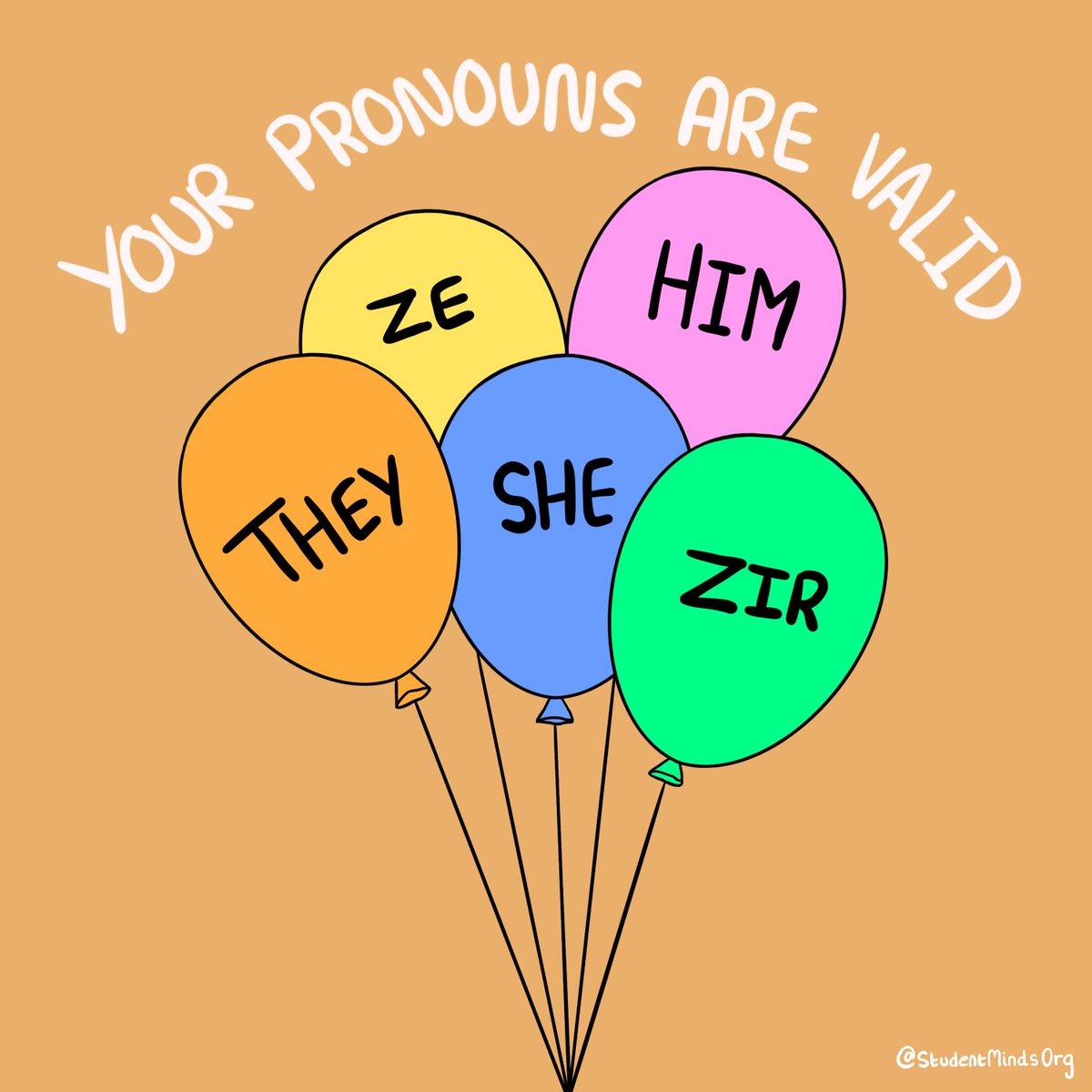 You deserve to be respected for who you are. Your pronouns and your identity are valid today and every day 🧡 🏳️‍⚧️#InternationalPronounsDay