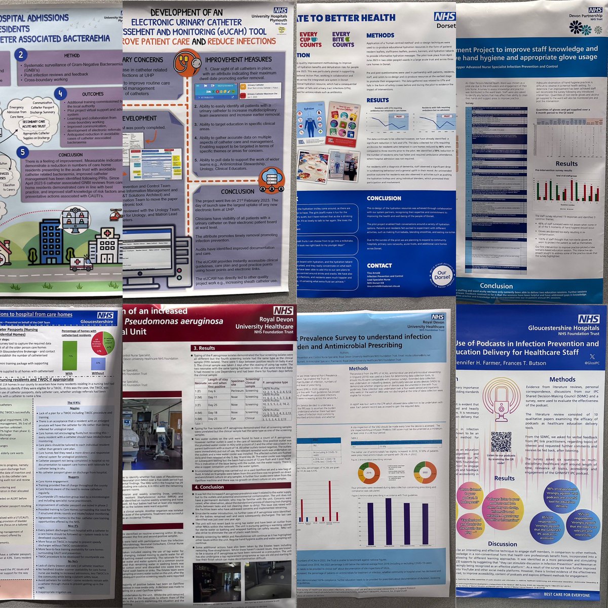 There are over over 100 poster presentations at the <a href="/IPS_Infection/">IPS</a> #IP2023Conf great to see a strong contingent from  <a href="/NHSSW/">NHS South West</a> - lots of innovation and brilliant IPC practice. 

Well done <a href="/GlosIPC/">Gloucestershire Hospitals IPC Team</a> <a href="/NHSDorset/">NHS Dorset</a> <a href="/DPT_NHS/">Devon Partnership NHS Trust</a> <a href="/UHP_NHS/">University Hospitals Plymouth NHS Trust</a> <a href="/RoyalDevonNHS/">Royal Devon NHS</a> 

<a href="/SmithPennyNHSEI/">#HMNI is Penny Smith Nurse .</a>