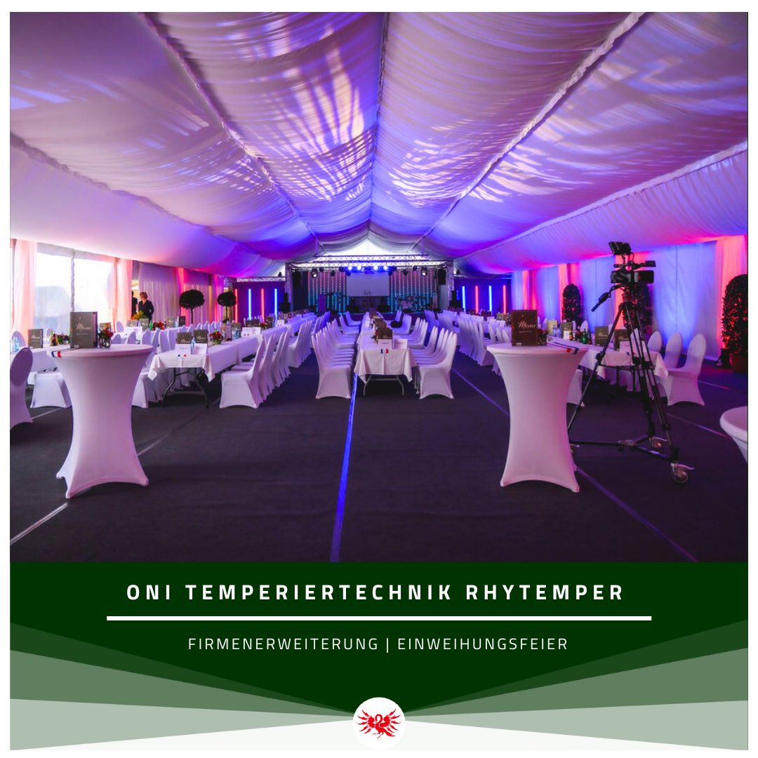 PhoenixGmbH's tweet photo. #Firmenerweiterung von Weltmarktführer #ONI Temperiertechnik Rhytemper.  Wie bereits 2017 übernahmen wir die #Gesamtplanung und Umsetzung der #Einweihungsfeier.  Fotos: Katja Knetschke/ONI Temperiertechnik Rhytemper GmbH
#event #tontechnik #lichttechnik #videotechnik https://t.co/RtwtMxSMTe