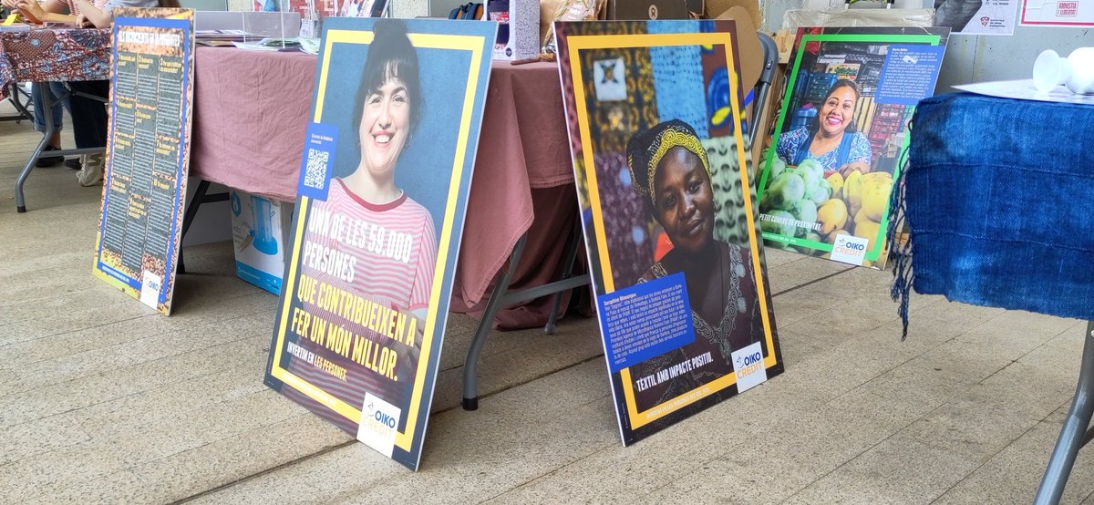 OikocreditCat's tweet photo. Aquesta setmana podeu visitar l'exposició sobre #ODS, #FinancesÈtiques i #ComerçJust a diferents espais de la ciutat. Avui també amb l'exposició de #microfinances a la @UPFsolidaria a Barcelona. https://t.co/1tb5hpoB58